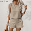 [Achetez 1, Recevez 2] Ensemble Complet en Lin Serenity Deux - Pièces par R. Ꮮаᴜгеn + Chapeau de Soleil R. Ꮮаᴜгеn Offert - Formavella