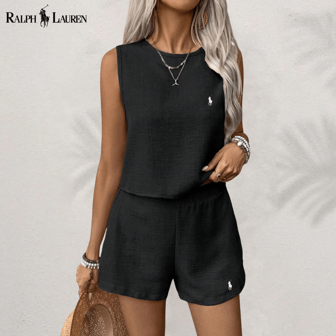 [Achetez 1, Recevez 2] Ensemble Complet en Lin Serenity Deux - Pièces par R. Ꮮаᴜгеn + Chapeau de Soleil R. Ꮮаᴜгеn Offert - Formavella
