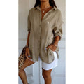 Chemise classique femme RL avec col doux et boutons - Formavella