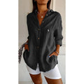 Chemise classique femme RL avec col doux et boutons - Formavella
