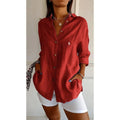 Chemise classique femme RL avec col doux et boutons - Formavella