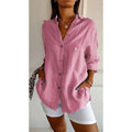Chemise classique femme RL avec col doux et boutons - Formavella