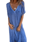 Chemisier en lin à volants et col rond Ralph Lauren pour femme - Formavella