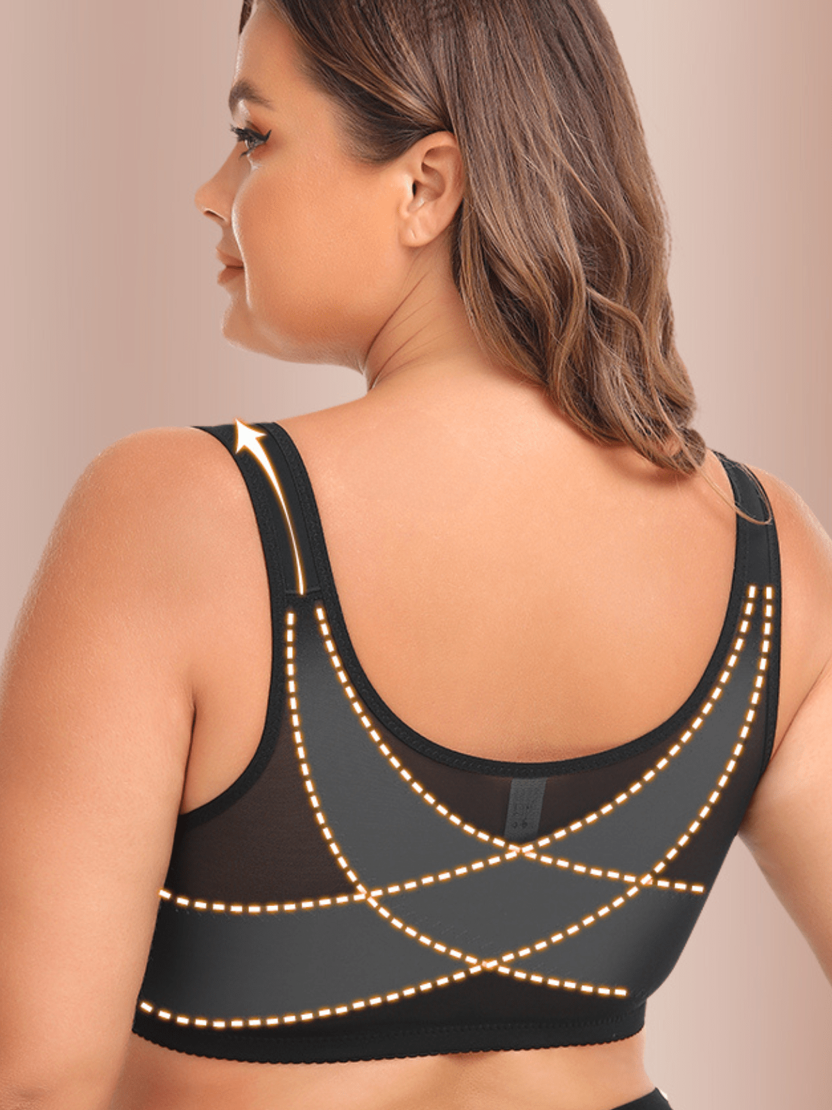 Formavella™ Soutien - gorge sans armatures avec dentelle et fermeture frontale - Formavella