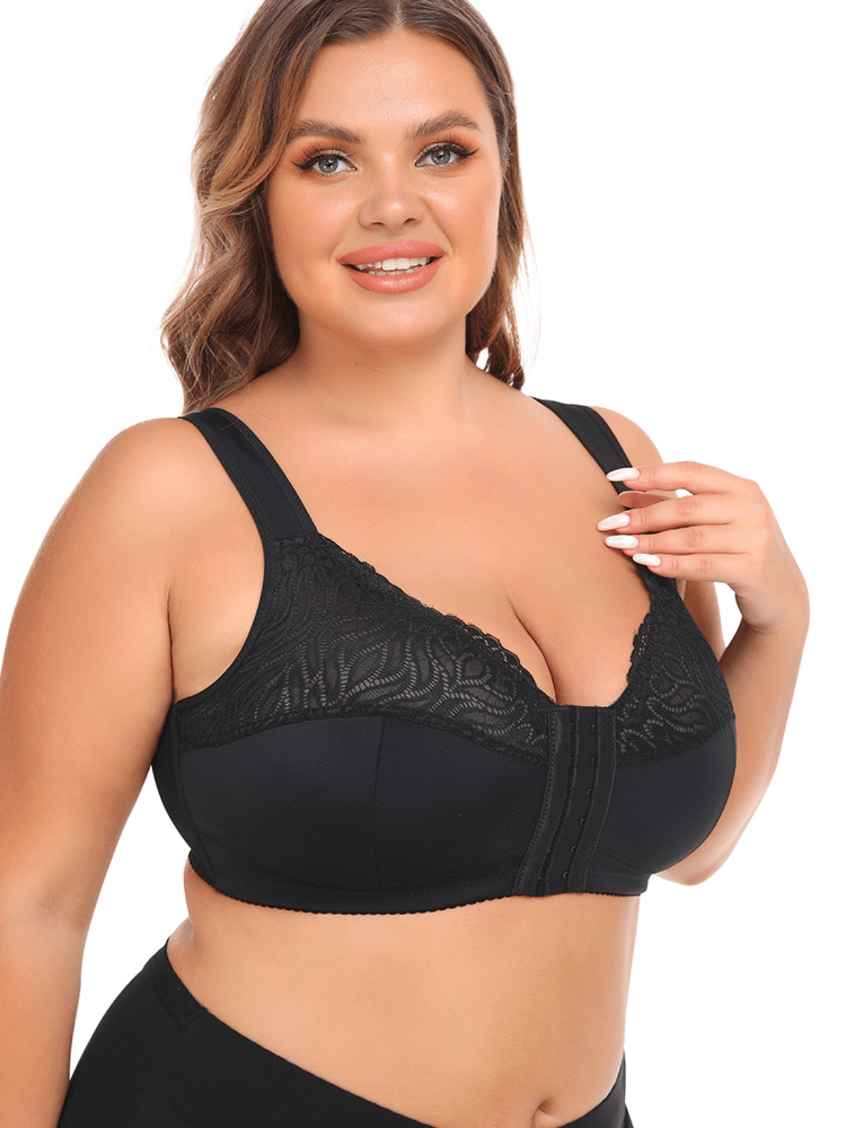 Formavella™ Soutien - gorge sans armatures avec dentelle et fermeture frontale - Formavella