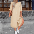 🇫🇷 Paris Bleu – Robe Coupe Fluide - Formavella