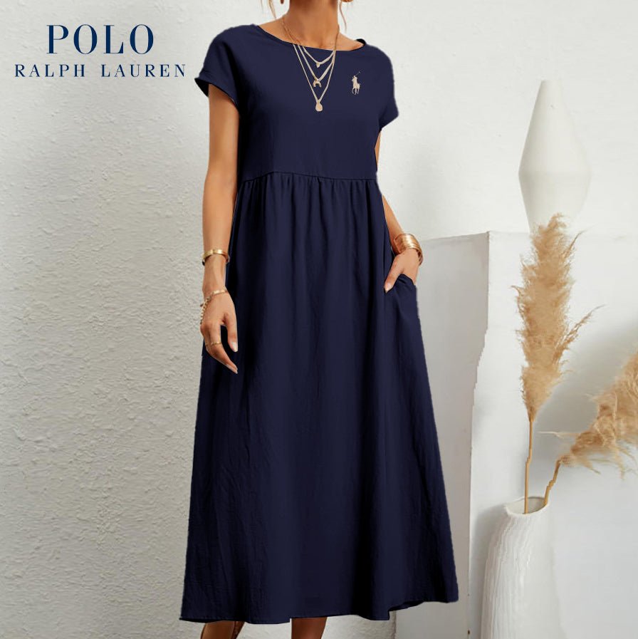 [Ralph Lauren] Robe ample en coton et lin - Formavella