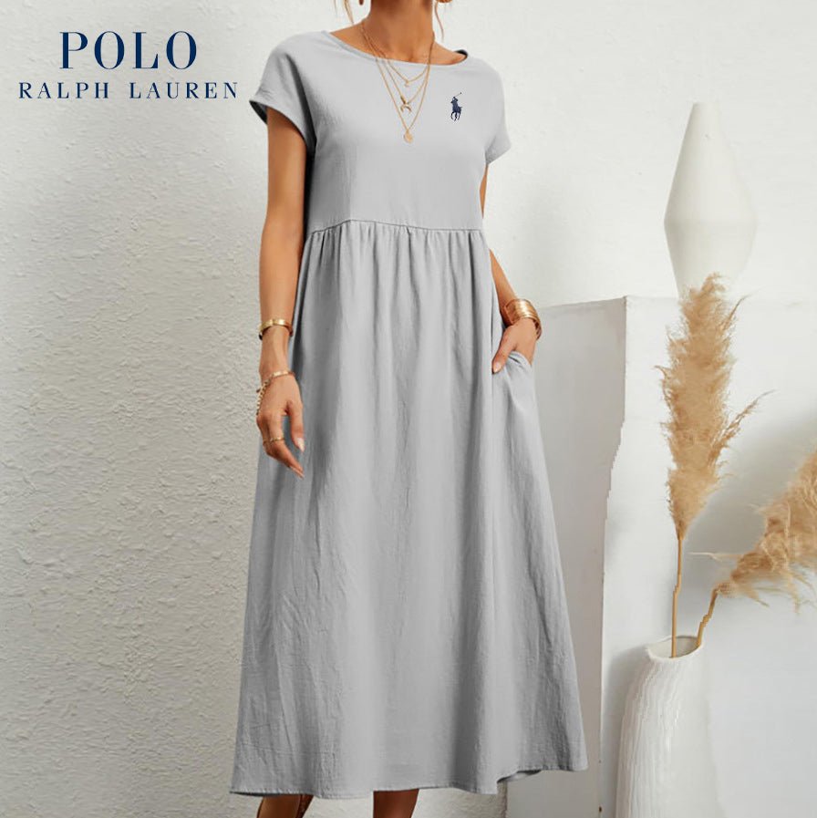 [Ralph Lauren] Robe ample en coton et lin - Formavella