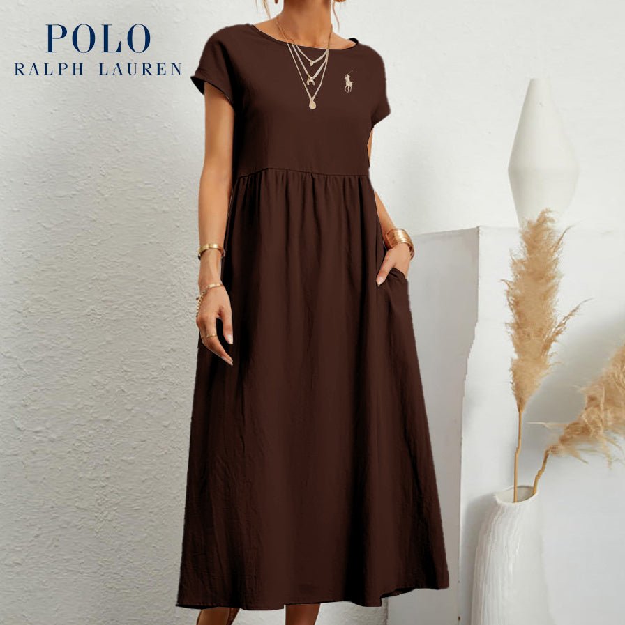 [Ralph Lauren] Robe ample en coton et lin - Formavella