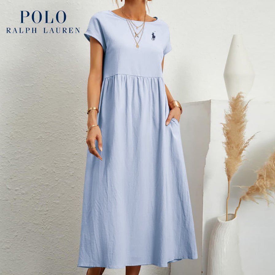 [Ralph Lauren] Robe ample en coton et lin - Formavella