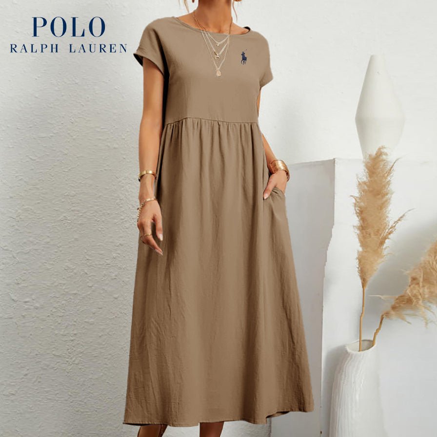 [Ralph Lauren] Robe ample en coton et lin - Formavella