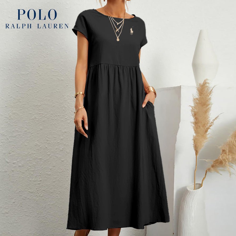 [Ralph Lauren] Robe ample en coton et lin - Formavella