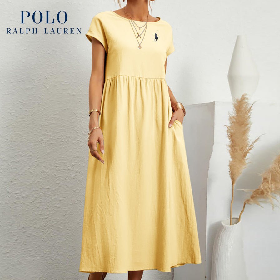 [Ralph Lauren] Robe ample en coton et lin - Formavella