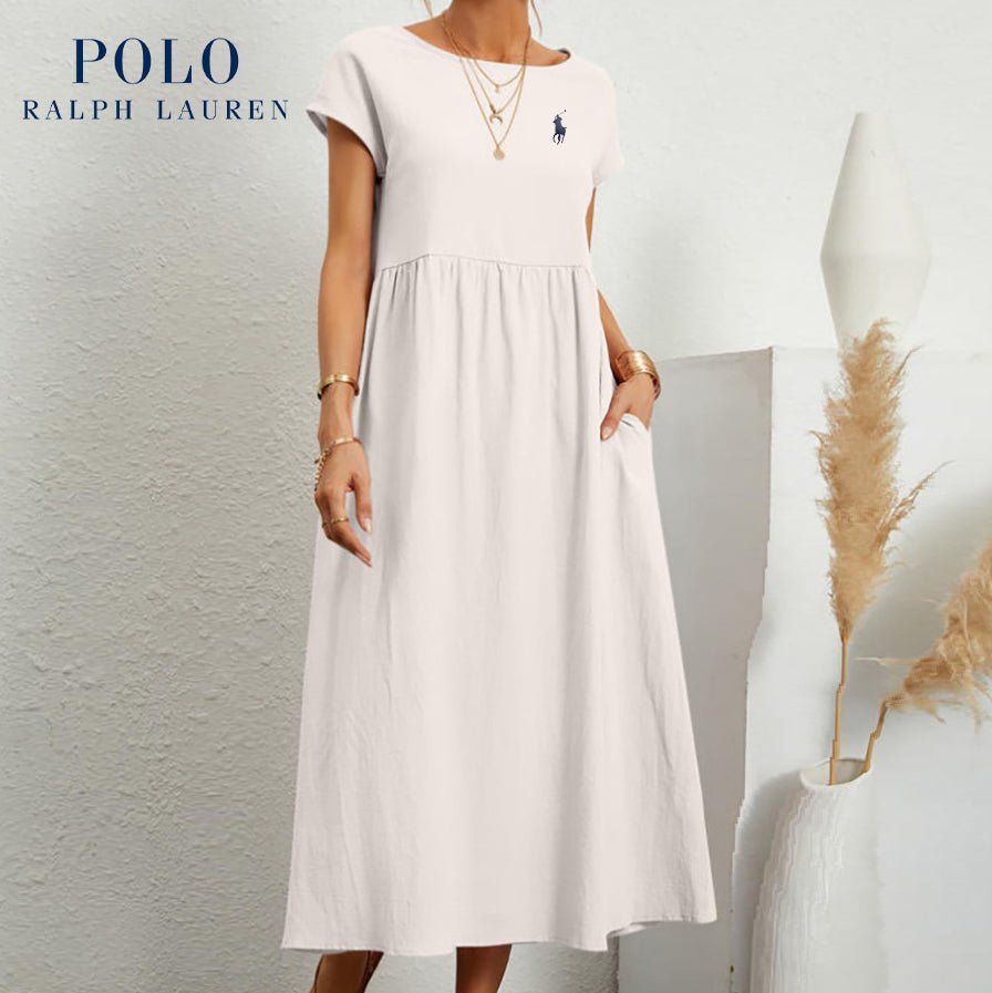 [Ralph Lauren] Robe ample en coton et lin - Formavella