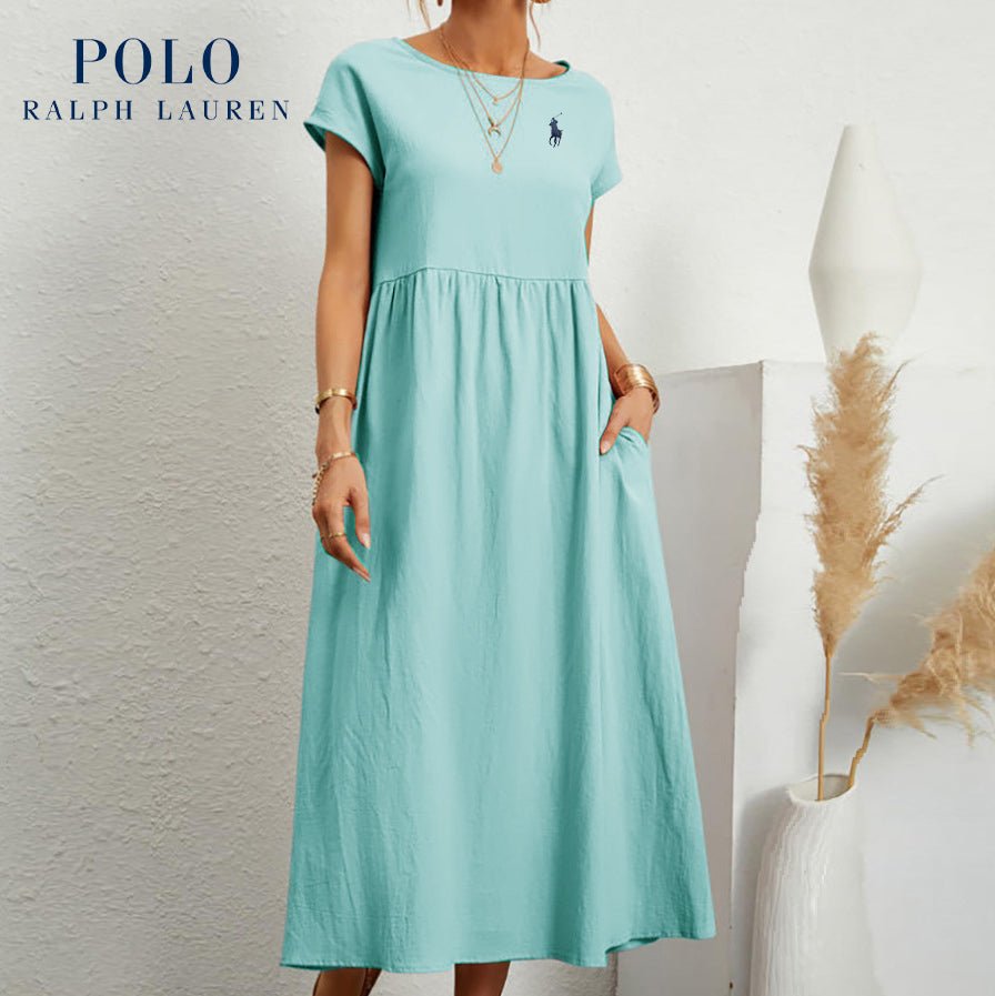 [Ralph Lauren] Robe ample en coton et lin - Formavella