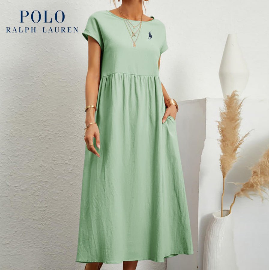 [Ralph Lauren] Robe ample en coton et lin - Formavella