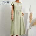 [Ralph Lauren] Robe ample en coton et lin - Formavella