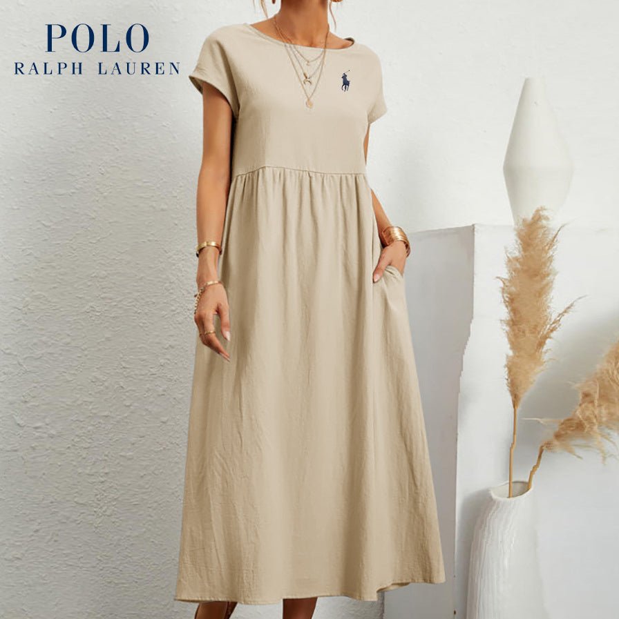 [Ralph Lauren] Robe ample en coton et lin - Formavella
