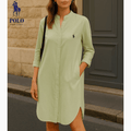 Robe - Chemise Élégante à Col Mao – R&L™ - Formavella