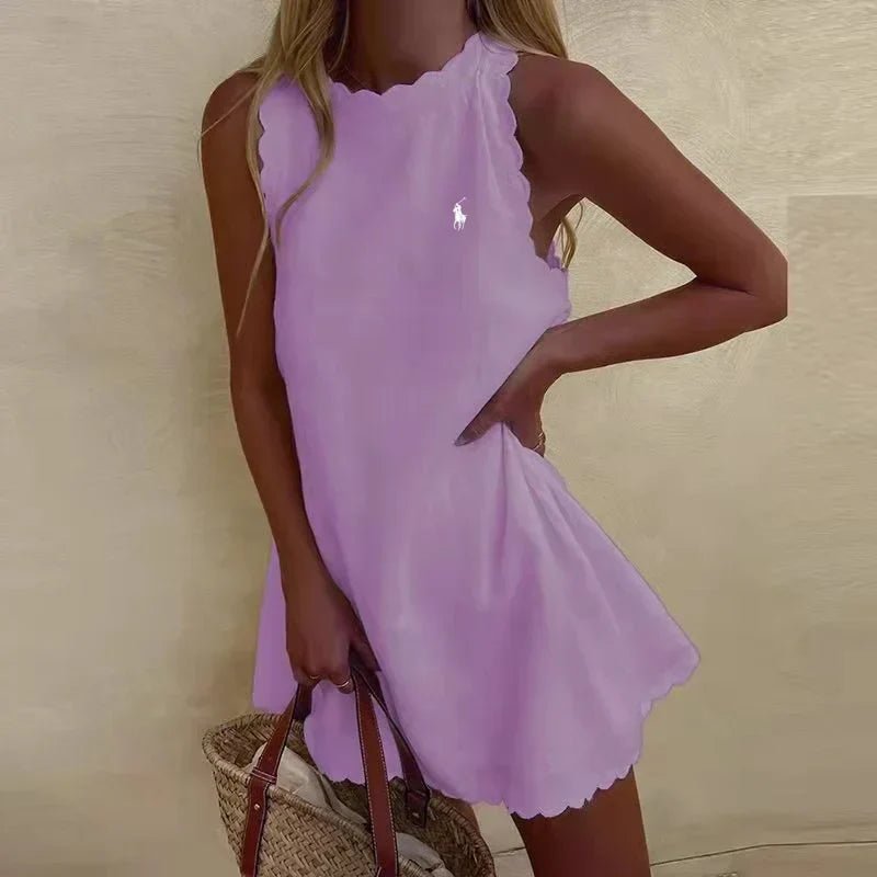 🔥Robe décontractée sans manches unie Ralph Lauren💃 - Formavella