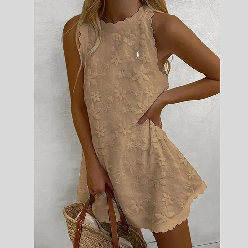 🔥Robe décontractée sans manches unie Ralph Lauren💃 - Formavella