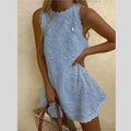 🔥Robe décontractée sans manches unie Ralph Lauren💃 - Formavella