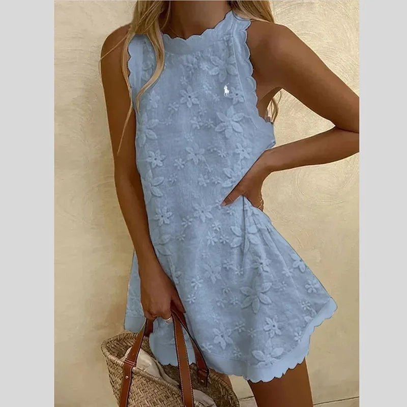 🔥Robe décontractée sans manches unie Ralph Lauren💃 - Formavella