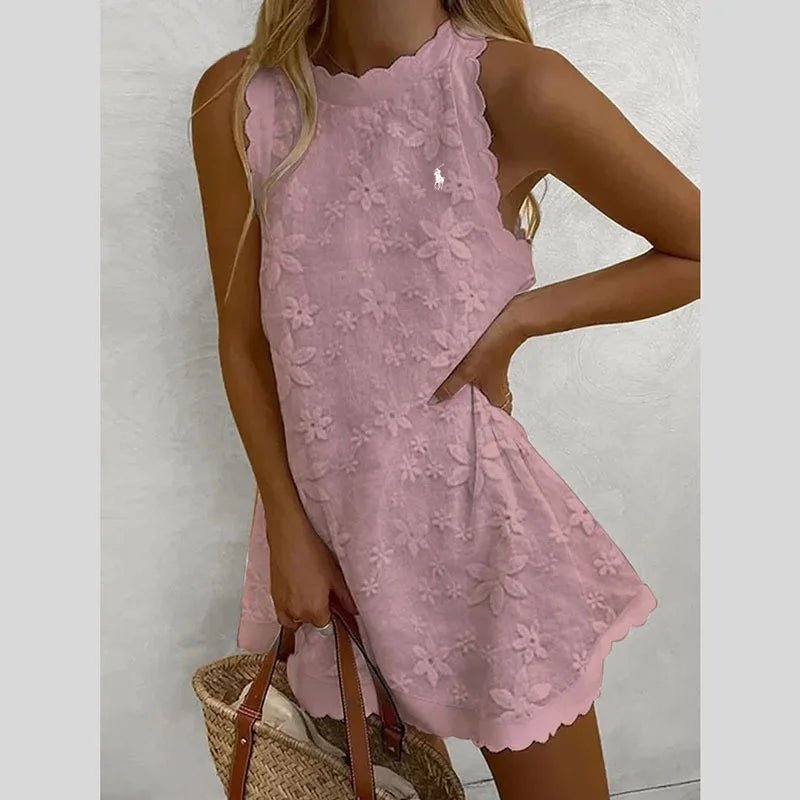 🔥Robe décontractée sans manches unie Ralph Lauren💃 - Formavella